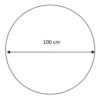 Tapis d'activités Rond - Diamètre 100 cm – Image 2