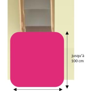 Tapis de réception - 4 arrondis+ patte amovible